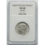 Głowa Kobiety, 5 złotych Londyn 1932