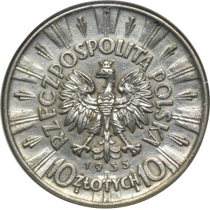 Piłsudski, 10 złotych 1935