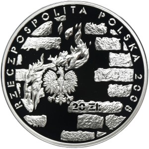 20 PLN 2008 65th Anniversary of the Warsaw Ghetto Uprising