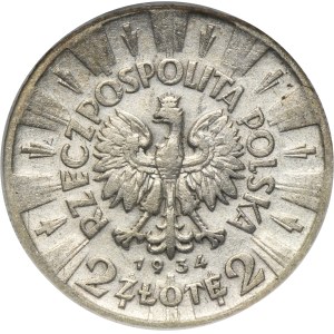 Piłsudski, 2 złote 1934