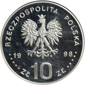 10 złotych 1998 XVIII Zimowe Igrzyska Olimpijskie w Nagano