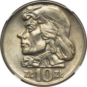 10 gold 1960 Kosciuszko - NGC MS62
