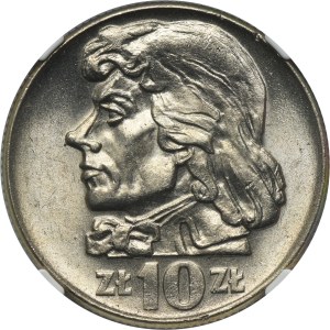 10 gold 1959 Kosciuszko - NGC MS64