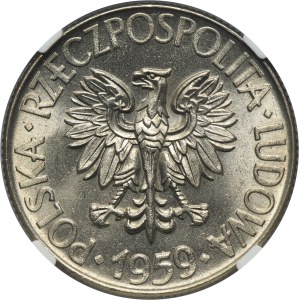 10 gold 1959 Kosciuszko - NGC MS64