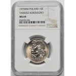 10 gold 1973 Kosciuszko - NGC MS64