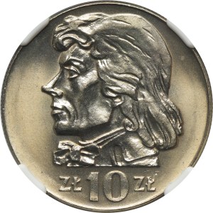 10 złotych 1972 Kościuszko - NGC MS64