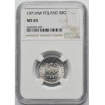 50 pennies 1971 - NGC MS65