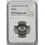 20 złotych 1984 - NGC MS64