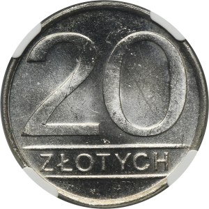 20 złotych 1985 - NGC MS63