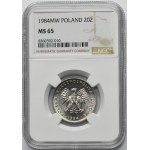 20 gold 1984 - NGC MS65