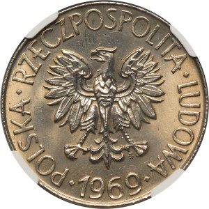10 gold 1969 Kosciuszko - NGC MS65