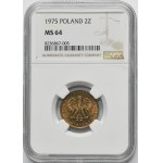 2 gold 1975 - NGC MS64