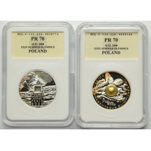Zestaw, 10 złotych 2008 XXIX Letnia Olimpiada w Pekinie (2 szt.)