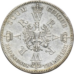 Germany, Kingdom of Prussia, Wilhelm I, Crown Thaler Berlin 1861