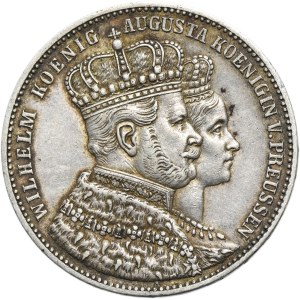 Germany, Kingdom of Prussia, Wilhelm I, Crown Thaler Berlin 1861