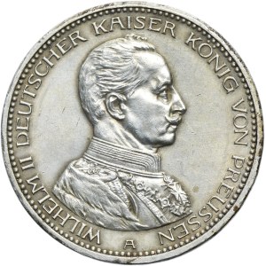 Germany, Kingdom of Prussia, Wilhelm II, 5 Mark Berlin 1913 A