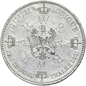 Germany, Kingdom of Prussia, Wilhelm I, Crown Thaler Berlin 1861