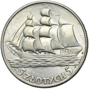Plachetnica, 5 zlatých 1936