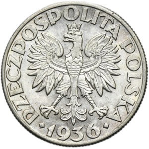 Plachetnica, 5 zlatých 1936