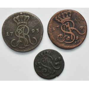 Set, Poniatowski, Schilling and Groschen (3 pcs.)