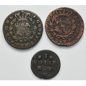 Set, Poniatowski, Schilling and Groschen (3 pcs.)