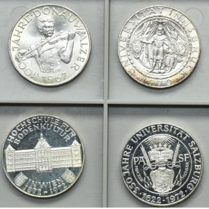 Set, Austria, Second Republic, 50 Schillings (4 pcs.)