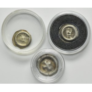 Set, Silesia, Hohlpfennig (3 pcs.)