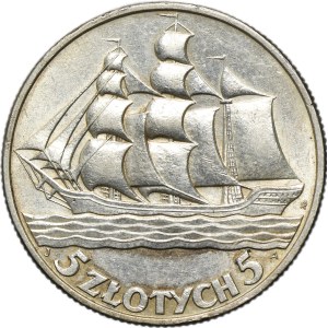 Plachetnice, 5 zlatých 1936