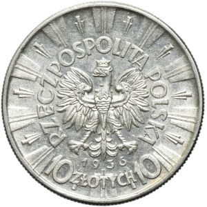 Pilsudski, 10 zloty 1936