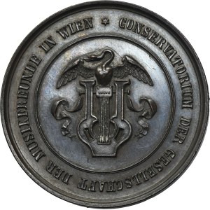 Austria, Medaglia del secondo premio del Conservatorio della Società degli Amici della Musica di Vienna 1876