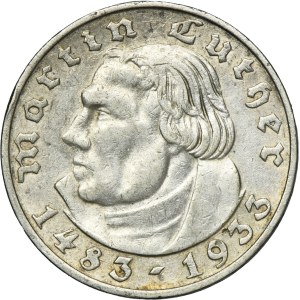 Germany, Weimar Republic, 2 Mark Berlin 1933 A