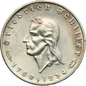 Niemcy, III Rzesza, 2 Marki Stuttgart 1934 F