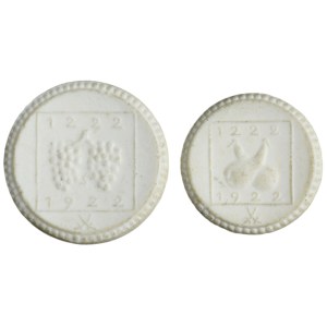 Set, Germany, Saxony, 75 Pfennig and 1 Mark (2 pcs.)