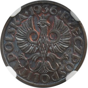 2 pennies 1936 - NGC MS65 BN