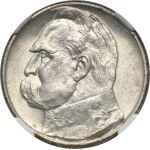 Piłsudski, 2 zloté 1936 - RARE - NGC UNC DETAILY