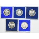 Zestaw, 100 złotych 1973-1977 (5 szt.)