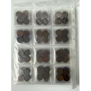 Set, Germany, 1-2 Pfennig 1950-1985 (ca. 214 pcs.)