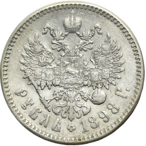 Rusko, Mikuláš II, rubeľ Paríž 1898 ★