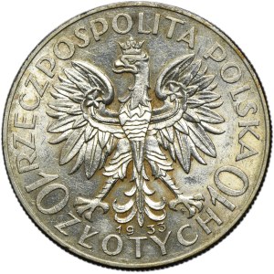 Head of a Woman, 10 zloty Warsaw 1933