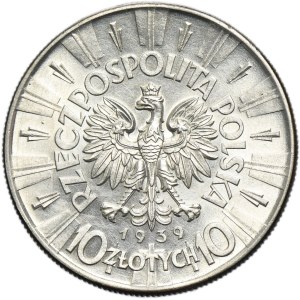 Piłsudski, 10 złotych 1939