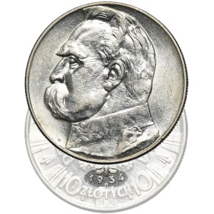 Piłsudski, 10 zlotých 1934 - RARE