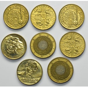 Set, 2 gold GOLD NORDIC 1998-2000 (8 pieces).