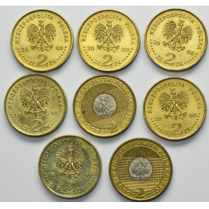 Set, 2 gold GOLD NORDIC 1998-2000 (8 pieces).