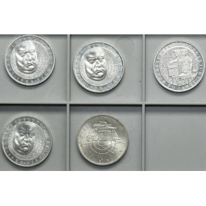 Set, Germany, FRG, 10 Mark 1989-2001 (5 pcs.)