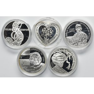 Set, 10 gold 2009-2012 (5 pcs.)