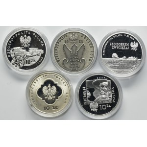 Set, 10 gold 2000-2011 (5 pcs.)