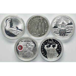 Set, 10 gold 2008-2011 (5 pcs.)