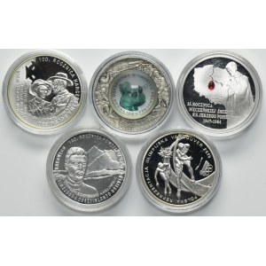 Set, 10 gold 2008-2010 (5 pcs.)