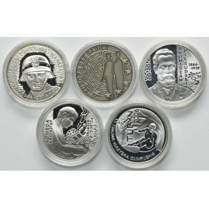 Set, 10 gold 2004-2011 (5 pcs.)
