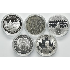 Set, 10 gold 2001-2010 (5 pcs.)